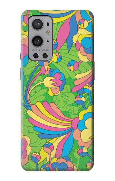 S3273 Flower Line Art Pattern Case Cover Custodia per OnePlus 9 Pro