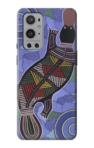 S3387 Platypus Australian Aboriginal Art Case Cover Custodia per OnePlus 9 Pro