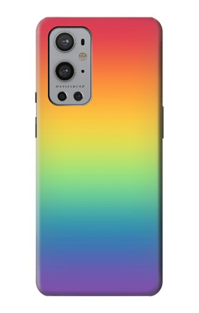 S3698 LGBT Gradient Pride Flag Case Cover Custodia per OnePlus 9 Pro