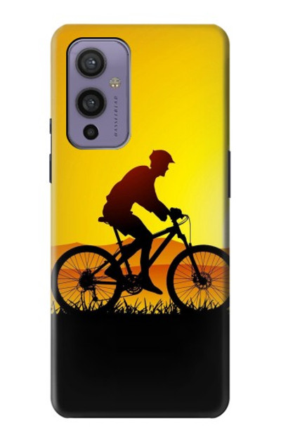 S2385 Bicycle Bike Sunset Case Cover Custodia per OnePlus 9