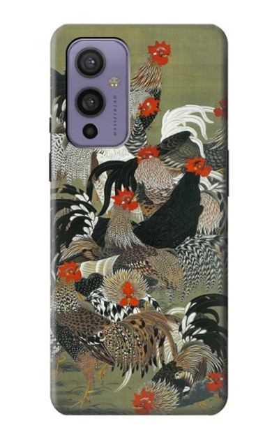 S2699 Ito Jakuchu Rooster Case Cover Custodia per OnePlus 9