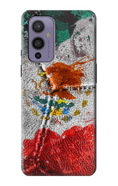 S3314 Mexico Flag Vinatage Football Graphic Case Cover Custodia per OnePlus 9