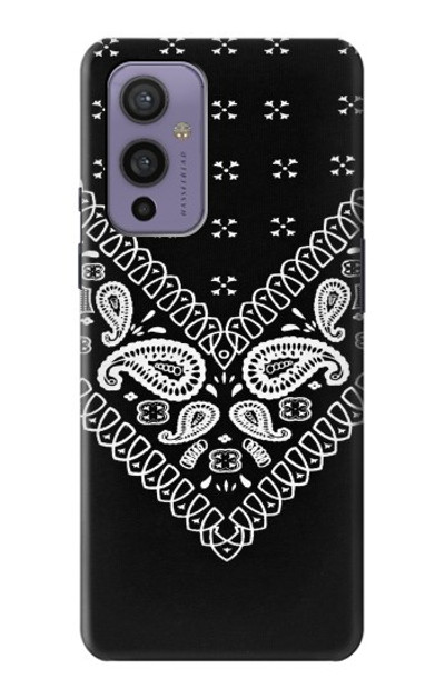 S3363 Bandana Black Pattern Case Cover Custodia per OnePlus 9