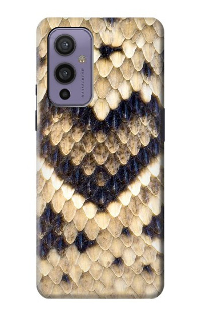 S3417 Diamond Rattle Snake Graphic Print Case Cover Custodia per OnePlus 9