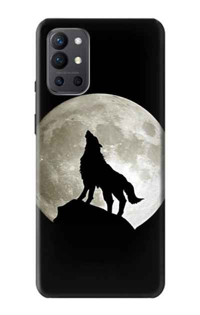 S1981 Wolf Howling at The Moon Case Cover Custodia per OnePlus 9R