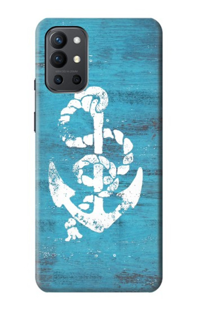 S3053 Marine Anchor Blue Case Cover Custodia per OnePlus 9R