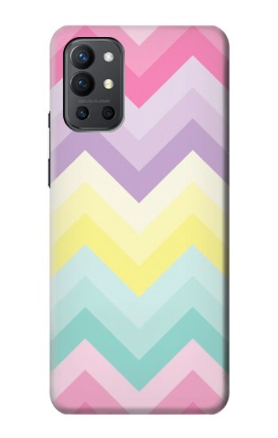 S3514 Rainbow Zigzag Case Cover Custodia per OnePlus 9R