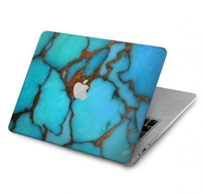 S2685 Aqua Turquoise Gemstone Graphic Printed Case Cover Custodia per MacBook Air 13″ - A1369, A1466