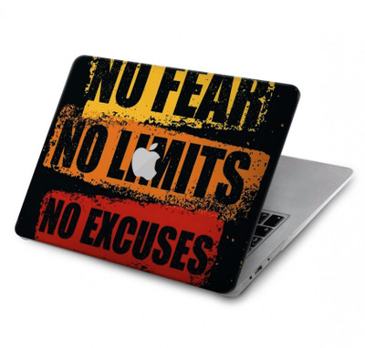 S3492 No Fear Limits Excuses Case Cover Custodia per MacBook Air 13″ - A1932, A2179, A2337