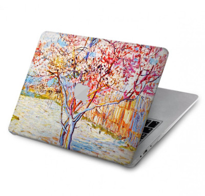 S2450 Van Gogh Peach Tree Blossom Case Cover Custodia per MacBook Pro Retina 13″ - A1425, A1502