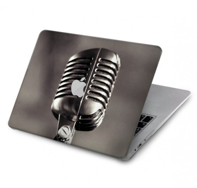S3495 Vintage Microphone Case Cover Custodia per MacBook Pro Retina 13″ - A1425, A1502