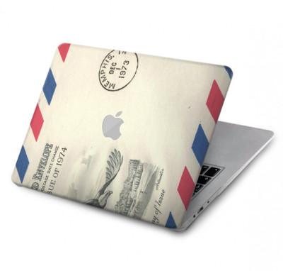 S3551 Vintage Airmail Envelope Art Case Cover Custodia per MacBook Pro Retina 13″ - A1425, A1502