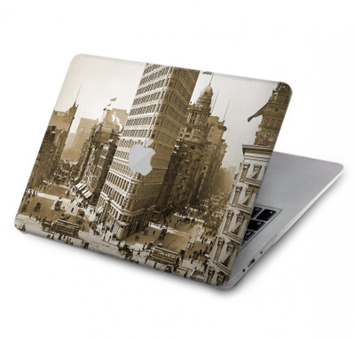 S3046 Old New York Flatiron Building Case Cover Custodia per MacBook Pro 15″ - A1707, A1990