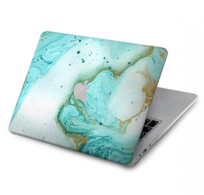 S3399 Green Marble Graphic Print Case Cover Custodia per MacBook Pro 16″ - A2141