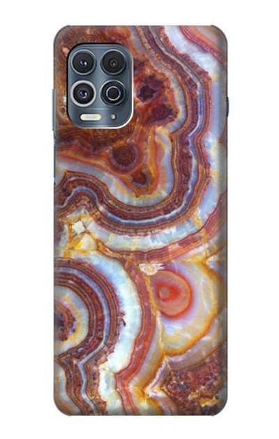 S3034 Colored Marble Texture Printed Case Cover Custodia per Motorola Edge S