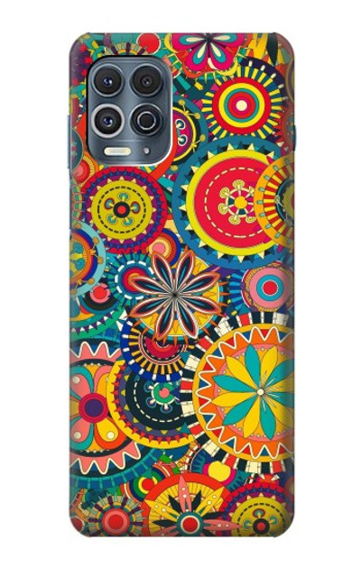 S3272 Colorful Pattern Case Cover Custodia per Motorola Edge S