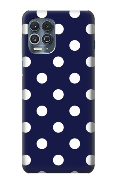 S3533 Blue Polka Dot Case Cover Custodia per Motorola Edge S