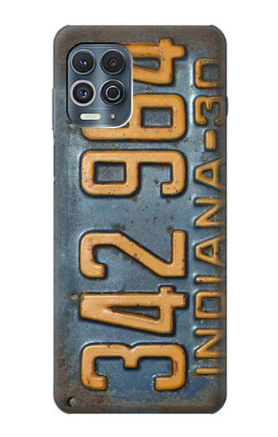 S3750 Vintage Vehicle Registration Plate Case Cover Custodia per Motorola Edge S