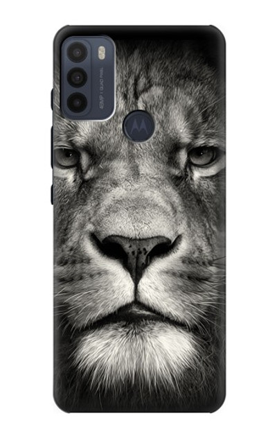 S1352 Lion Face Case Cover Custodia per Motorola Moto G50