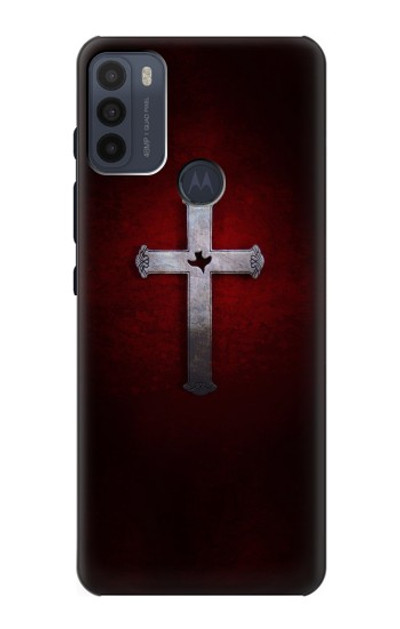 S3160 Christian Cross Case Cover Custodia per Motorola Moto G50