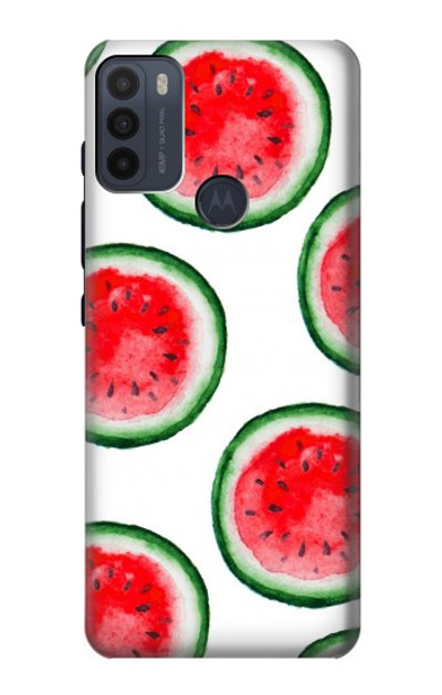 S3236 Watermelon Pattern Case Cover Custodia per Motorola Moto G50