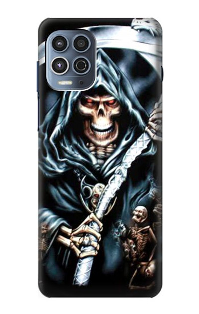 S0295 Grim Reaper Case Cover Custodia per Motorola Moto G100