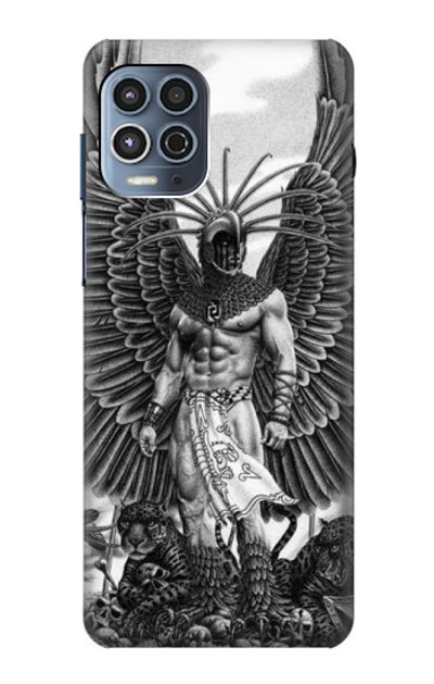 S1235 Aztec Warrior Case Cover Custodia per Motorola Moto G100