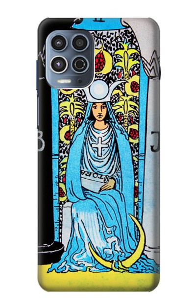 S2837 The High Priestess Vintage Tarot Card Case Cover Custodia per Motorola Moto G100