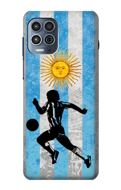 S2977 Argentina Football Soccer Case Cover Custodia per Motorola Moto G100