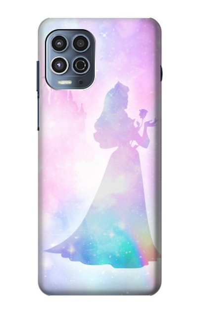 S2992 Princess Pastel Silhouette Case Cover Custodia per Motorola Moto G100