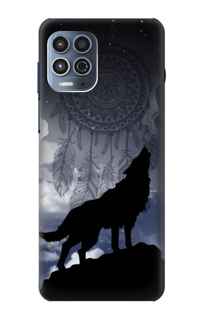 S3011 Dream Catcher Wolf Howling Case Cover Custodia per Motorola Moto G100