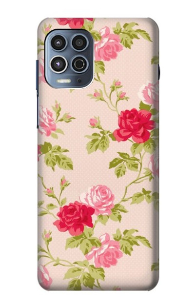 S3037 Pretty Rose Cottage Flora Case Cover Custodia per Motorola Moto G100