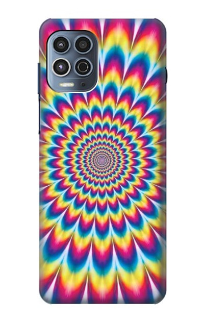 S3162 Colorful Psychedelic Case Cover Custodia per Motorola Moto G100