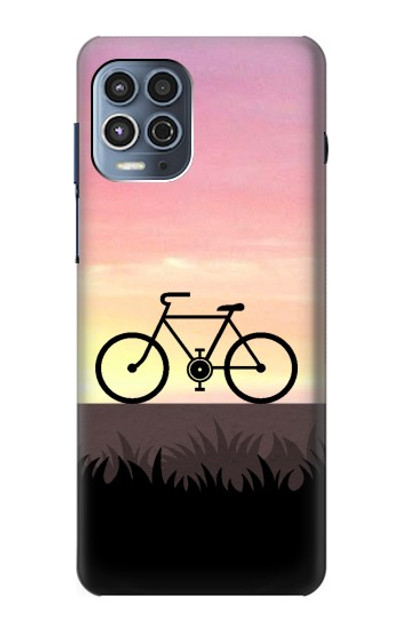 S3252 Bicycle Sunset Case Cover Custodia per Motorola Moto G100