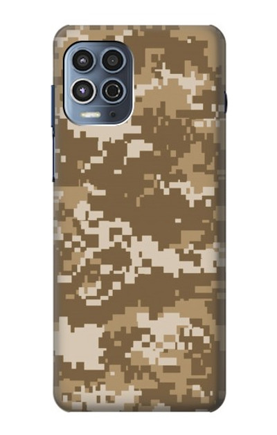 S3294 Army Desert Tan Coyote Camo Camouflage Case Cover Custodia per Motorola Moto G100