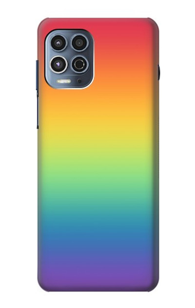 S3698 LGBT Gradient Pride Flag Case Cover Custodia per Motorola Moto G100