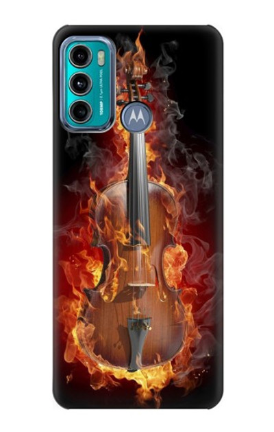 S0864 Fire Violin Case Cover Custodia per Motorola Moto G60, G40 Fusion