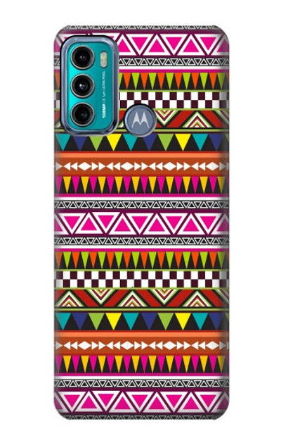 S2292 Aztec Tribal Pattern Case Cover Custodia per Motorola Moto G60, G40 Fusion