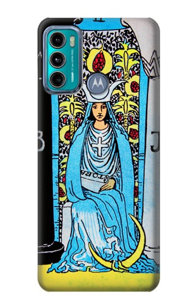 S2837 The High Priestess Vintage Tarot Card Case Cover Custodia per Motorola Moto G60, G40 Fusion