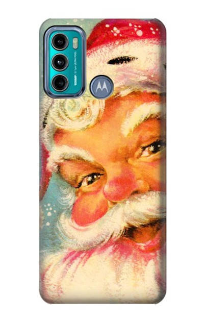 S2840 Christmas Vintage Santa Case Cover Custodia per Motorola Moto G60, G40 Fusion