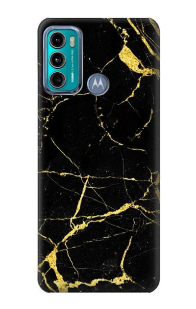 S2896 Gold Marble Graphic Printed Case Cover Custodia per Motorola Moto G60, G40 Fusion