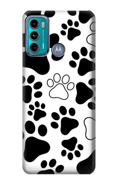 S2904 Dog Paw Prints Case Cover Custodia per Motorola Moto G60, G40 Fusion