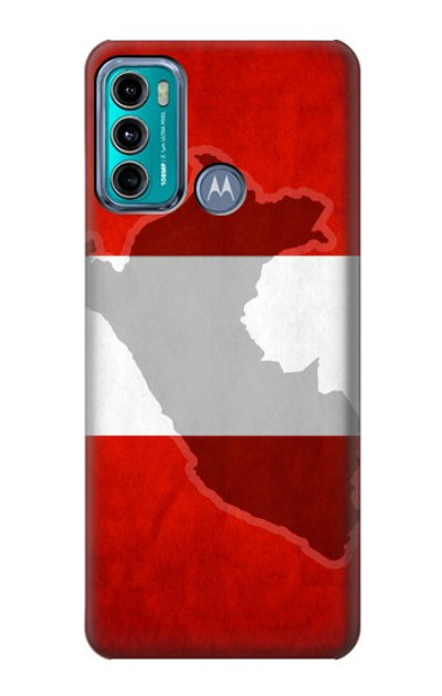 S3018 Peru Flag Case Cover Custodia per Motorola Moto G60, G40 Fusion