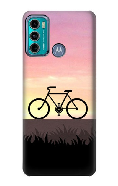 S3252 Bicycle Sunset Case Cover Custodia per Motorola Moto G60, G40 Fusion