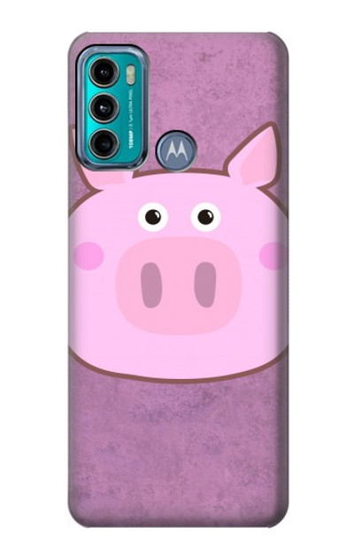 S3269 Pig Cartoon Case Cover Custodia per Motorola Moto G60, G40 Fusion