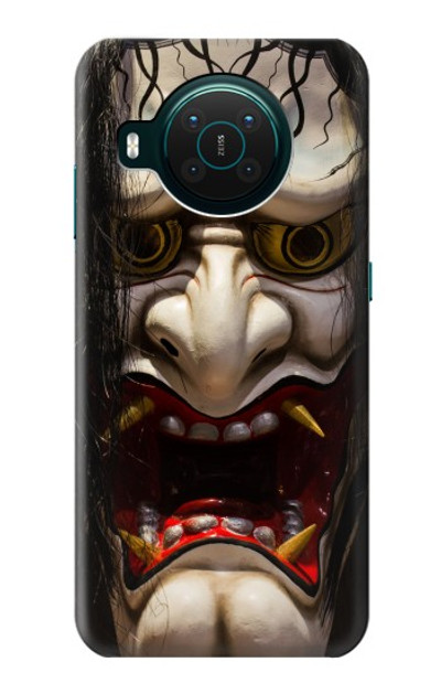 S2112 Hannya Demon Mask Case Cover Custodia per Nokia X10