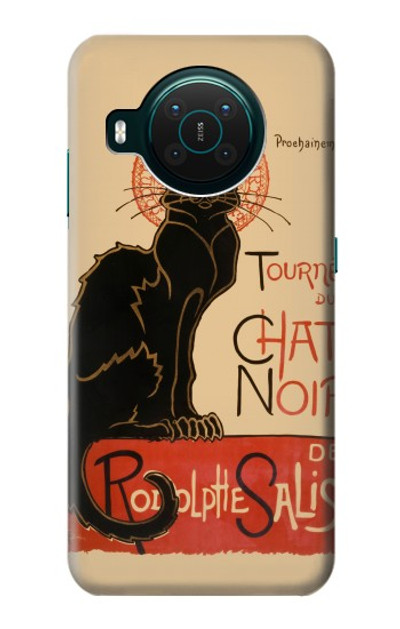 S2739 Chat Noir Black Cat Vintage Case Cover Custodia per Nokia X10