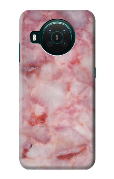 S2843 Pink Marble Texture Case Cover Custodia per Nokia X10