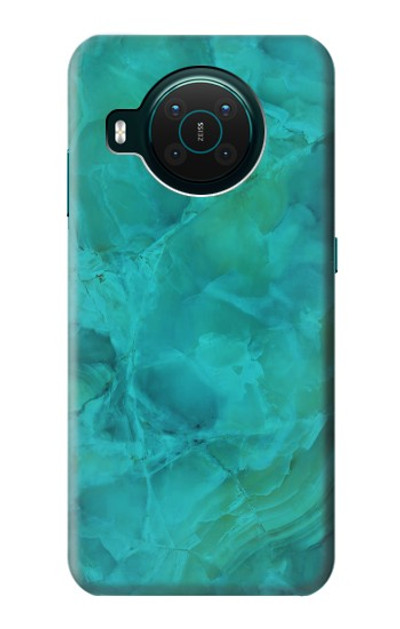 S3147 Aqua Marble Stone Case Cover Custodia per Nokia X10