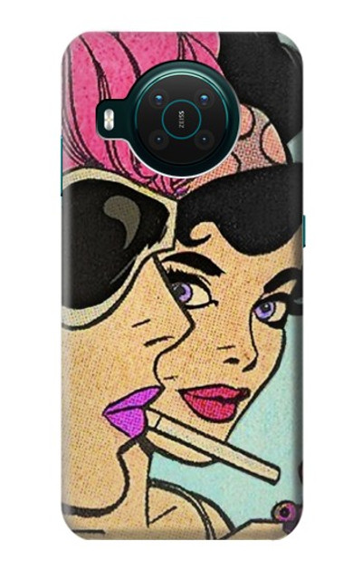 S3171 Girls Pop Art Case Cover Custodia per Nokia X10